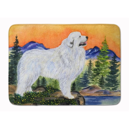 Carolines Treasures Great Pyrenees Machine Washable Memory Foam Mat SS8183RUG